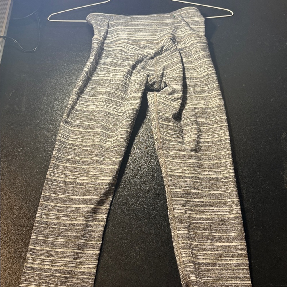 Striped Gray Leggings